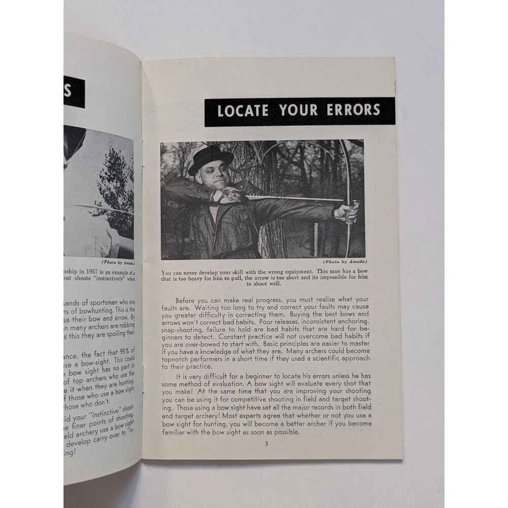 Improving Your Instinctive Shooting Booklet Archery Institute Chicago VTG c1950s